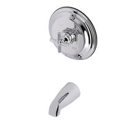 ALADDINLUX Pièces de rechange pour baignoire Kingston Brass KB263.EXTO Elinvar à fixation murale - Chrome
