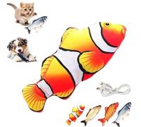 ALADDINLUX Vibrating Fish for Dogs, Floppy Fish Dog Toy, Realistic Flopping Rocking Dogs Toy, Dog Toys for Aggressive Chewers(B)