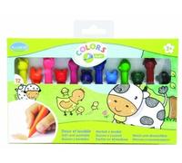 Aladine - 42015 - 12 Crayons De Couleur En Cire