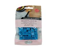 Aladine - 60 Perles de Cire à Cacheter - Bleu Ciel Nacre - Pour Créer Sceau de Cire - Fleurs de Cire - Faire Part Mariage, Naissance, Lettres, Courriers, Menus & Cadeaux - 72640