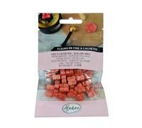 Aladine - 60 Perles de Cire à Cacheter - Corail Nacré - Pour Créer Sceau de Cire - Fleurs de Cire - Faire Part Mariage, Naissance, Lettres, Courriers, Menus & Cadeaux - 72627