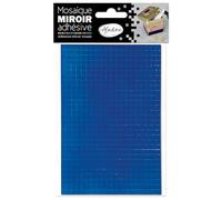 Aladine - Carrés Miroirs Adhésifs Bleu - Mosaique - Loisirs Créatifs - 72674