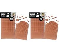 Aladine - Carrés Miroirs Adhésifs Cuivre - Mosaique - Loisirs Créatifs - 72678 (Lot de 2)