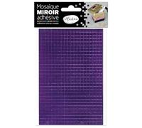 Aladine - Carrés Miroirs Adhésifs Violet - Mosaique - Loisirs Créatifs - 72673