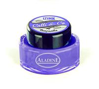 Aladine - Encre Izink Calli and Co Tanzanite - Encrier pour Calligraphie, Écriture à La Plume et Carterie Créative - Made in France - Flacon Pot 15 ML - Couleur Violet Mauve