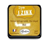Aladine - Encreur Izink Dye Beige Miel - Encreur à Séchage rapide pour Tampons et Pochoirs - Scrapbooking et Carterie Créative - Encre Française - Taille M - 5 x 5 cm - Beige Miel 19253