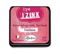 Aladine - Encreur Izink Dye Framboise - Encreur à Séchage rapide pour Tampons et Pochoirs - Scrapbooking et Carterie Créative - Encre Française - Taille M - 5 x 5 cm - Couleur Framboise 19255