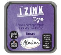 Aladine - Encreur Izink Dye Violet Encre - Encreur à Séchage rapide pour Tampons et Pochoirs - Scrapbooking et Carterie Créative - Encre Française - Taille M - 5 x 5 cm - Couleur Violet Encre 19259