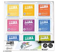 Set d'encreurs Izink Pigment - Assortiment Vif - 9 pcs