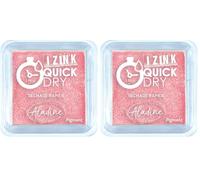 Aladine Encreur Izink Quick Dry, Rose Poudré, 5 x 5 cm 19523 (Lot de 2)