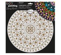 Aladine kit créatif dot painting mandala 30 cm peinture