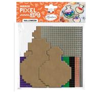 Aladine - Kit Décorations Pixel Art « Potions » - Kit Créatif Mosaique - Carrés Adhésifs Effet Miroir - Peinture Loisirs Créatifs - 85633