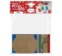Aladine - Kit Pixel Art « Guirlande de Noël » - Loisirs Créatifs - 85652