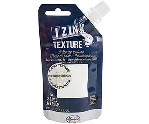 Aladine - Pâte de Texture - Izink Texture Flocons 80 ml pour Loisirs Créatifs - Noël Neige - 82072