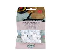 Aladine - Sachet de Perles de Cire à Cacheter Blanc Translucide - 72661