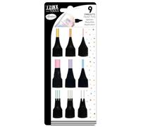 Aladine - Set de 9 Embouts pour Gourdes Izink - Accessoires Loisirs Créatif - Douilles pour Peintures Izink - 80812, x6