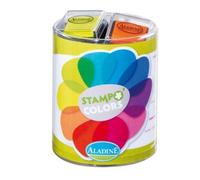 Aladine Vitamin Colored Mini Ink Pads, Set Of 10