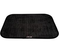 Aladino Tapis d’Entrée Intérieur/Extérieur pour Maison, Salle de Bain & Cuisine, Antidérapant, Lavable, Ultra Absorbant, Tailles et couleurs variées, Made in Italy 100x130cm, Noir