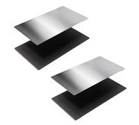 ALadrs Lot de 2 plaques de construction flexibles en résine pour imprimante 3D ELEGOO Mars 2 Pro/Mars 2 LCD/DLP Résine 140 x 84 mm