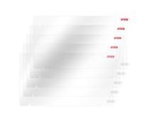 Aladrs Lot de 5 films de protection d'écran pour M7 Pro, film de protection pour imprimantes 3D Anycubic Photon Mono M7 Pro / M7 10,1 pouces LCD en résine - Épaisseur 0,1 mm