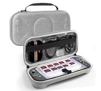 ALAFLY Carrying Case for Nintendo Switch 2, Slim Portable Travel Bag with 10 Game Cards Storage, Nylon Hard Shell & Soft Fabric Lining for Joy-Con Controller Accessories, Gray