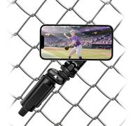 ALAFLY Support Clôture Téléphone pour iPhone 17 16 15 14 Pro Max Plus 13 12, Compatible avec Mevo Start, pour l'enregistrement D'événements de Baseball/Football/Rugby/Softball