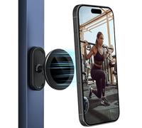 ALAFLY Support Magnétique pour Téléphone Portable pour Salle de Sport, 360 Réglable Voiturette de Golf Support de Téléphone, Double Aimant N54 pour Surface Métallique, Compatible avec MagSafe iPhone