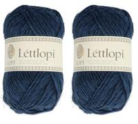 Álafoss 1522-9419 Pelote de laine Bleu océan 50 g 100 m (Lot de 2)