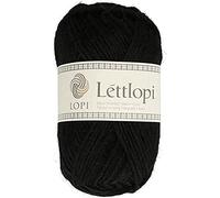 ÁLAFOSS - Icelandic wool yarn 1522-0059 Pelote de fil Noir 50 g 100 m