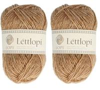 ÁLAFOSS - Icelandic wool yarn 1522-1419 Fil d'orge 50 g 100 m (Lot de 2)