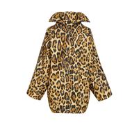 Alaïa - Animalier Layered Coat - Femme - Vestes - Multicolore - Taille: 36 FR