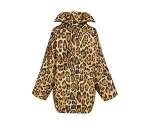 Alaïa - Animalier Layered Coat - Femme - Vestes - Multicolore - Taille: 38 FR