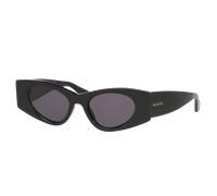 Alaia Femme Sunglass AA0075S - Couleur du Monture: Noir, Couleur de Lentille: Gris