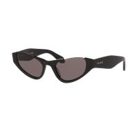 Alaia Femme Sunglass AA0076S - Couleur du Monture: Noir, Couleur de Lentille: Gris