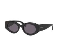Alaia Femme Sunglass AA0080S - Couleur du Monture: Noir, Couleur de Lentille: Gris