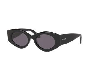 Alaia Femme Sunglass AA0080S - Couleur du Monture: Noir, Couleur de Lentille: Gris