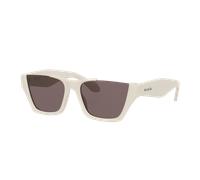 Alaia Femme Sunglass AA0081S - Couleur du Monture: Blanc, Couleur de Lentille: Gris