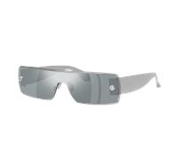 Alaia Femme Sunglass AA0083S - Couleur du Monture: Argent, Couleur de Lentille: Argent effet miroir