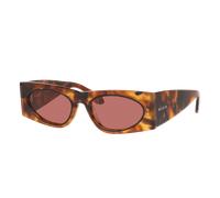 Alaia Femme Sunglass AA0085S - Couleur du Monture: Écaille, Couleur de Lentille: Rouge
