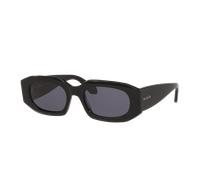 Alaia Femme Sunglass AA0086S - Couleur du Monture: Noir, Couleur de Lentille: Gris