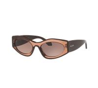 Alaia Femme Sunglass AA0093S - Couleur du Monture: Brun, Couleur de Lentille: Dégradé marron