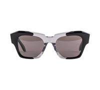 Alaïa - Lunettes de soleil carrées bicolores - Femme - Accessoires - Noir - Taille: ONE Size