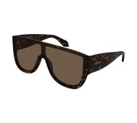 Alaïa - Lunettes de soleil carrées oversize - Femme - Accessoires - Brun - Taille: ONE Size