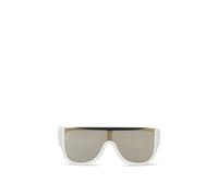 ALAÏA lunettes de soleil en acétate femme blanches - UNI