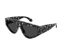 Alaïa - Lunettes de soleil œil-de-chat à motif croco - unisex - Accessoires - Brun - Taille: 58 MM