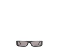 Alaïa - Lunettes de soleil masque rectangulaires - Femme - Accessoires - Noir - Taille: ONE Size