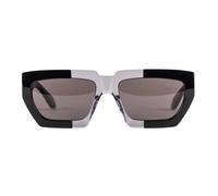 Alaïa - Lunettes de soleil oversize bicolores - Femme - Accessoires - Noir - Taille: ONE Size