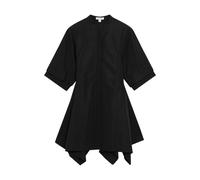 Alaïa - Panelled Poplin Dress - Femme - Robes - Noir - Taille: 36 FR
