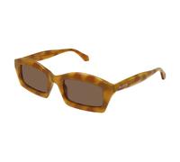 Alaïa - Rectangular Lunettes de soleil - unisex - Accessoires - Brun - Taille: 53 MM