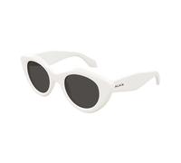 Alaïa - Round Lunettes de soleil - unisex - Accessoires - Blanc - Taille: 50 MM